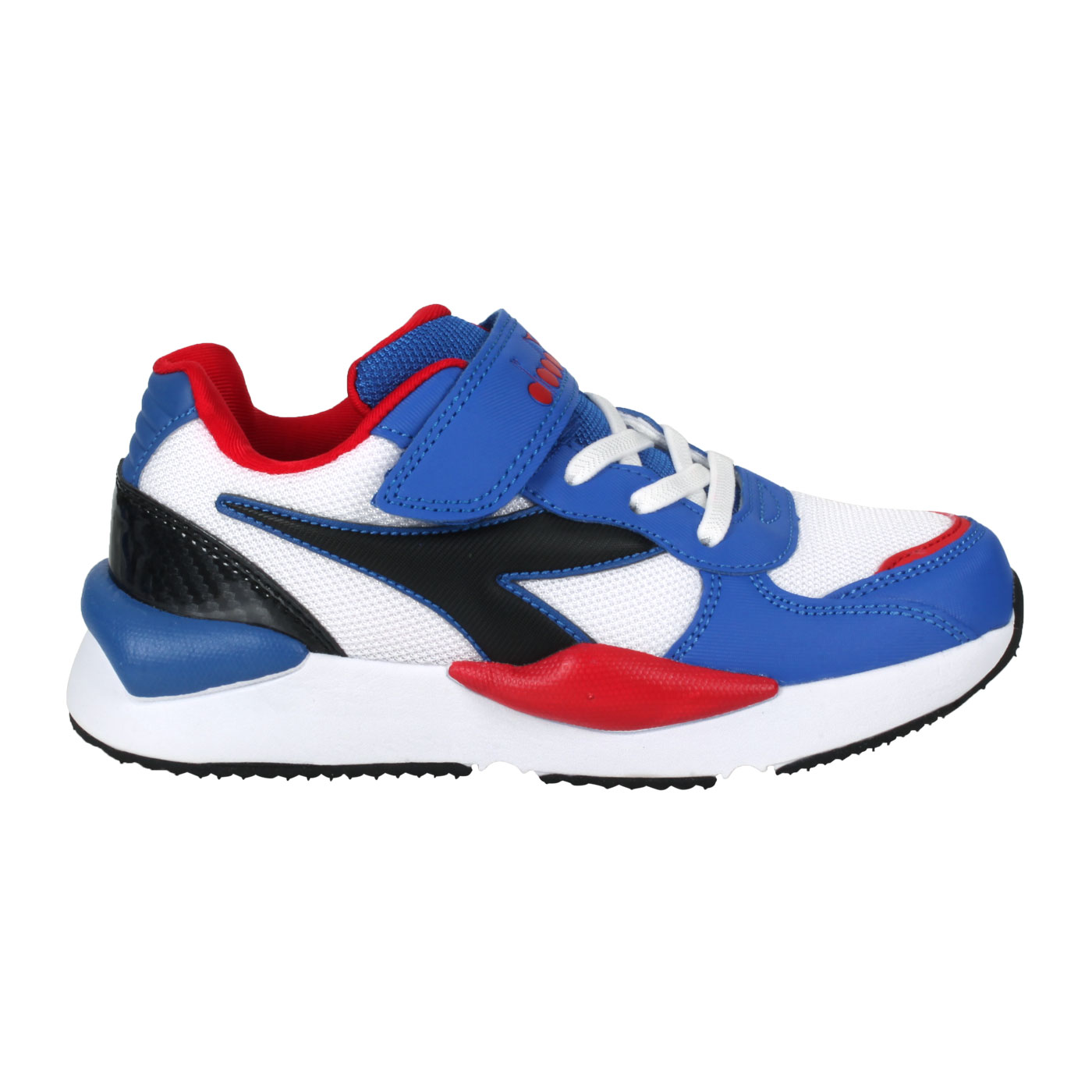 DIADORA 中童運動生活時尚鞋-超寬楦 DA13057 - 白藍黑紅