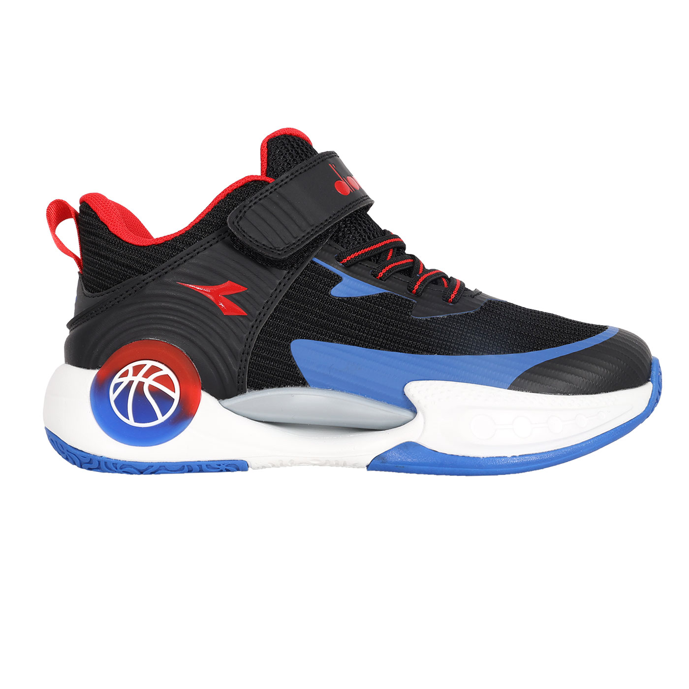 DIADORA 大童鋒速籃球鞋-超寬楦  DA1611032 - 黑藍紅