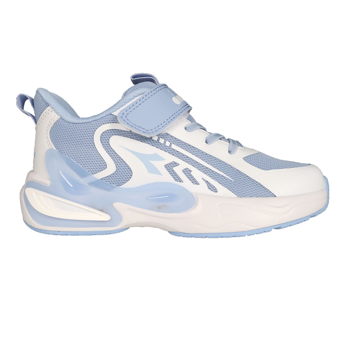 DIADORA 中童鮫鯊鋒鰭運動鞋-超寬楦  DA1611056 - 白淺靛藍