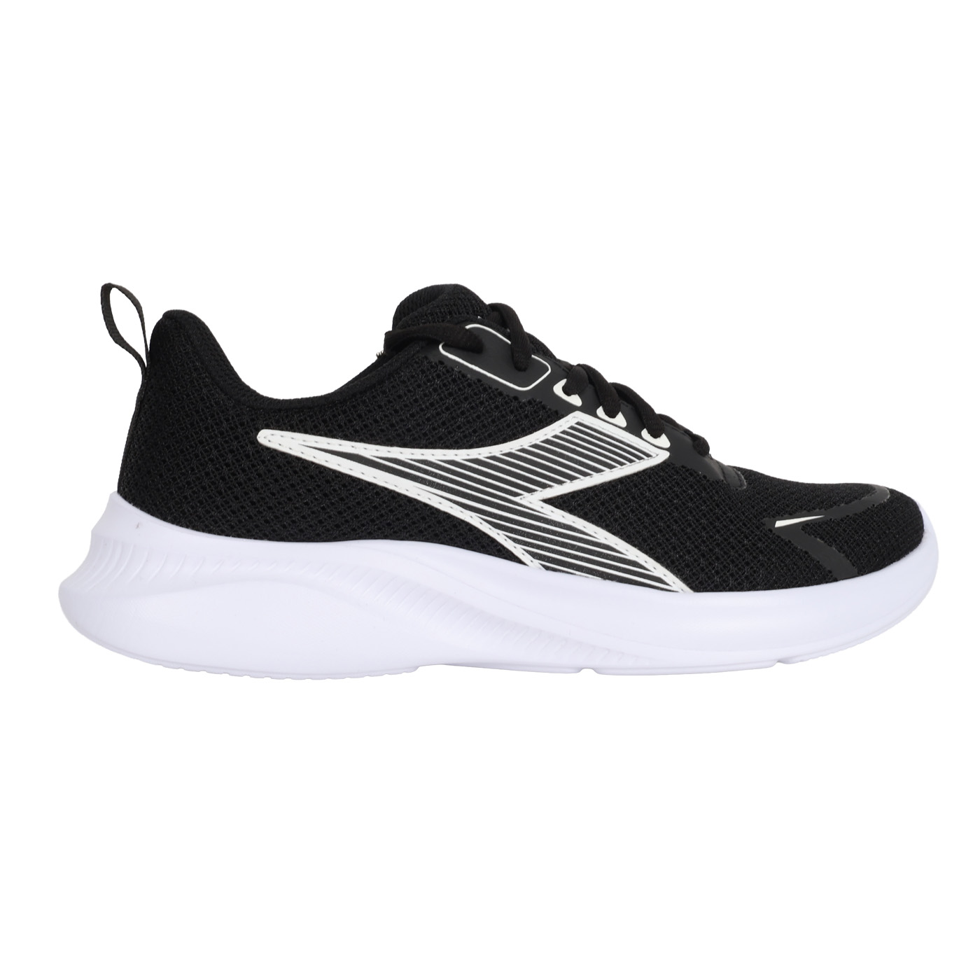 DIADORA 女款T3原廠進口慢跑鞋  DA182706-C7406 - 黑白