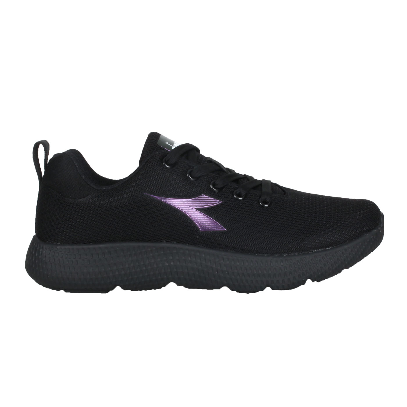 DIADORA 女款輕量專業慢跑鞋 DA31697 - 黑深紫