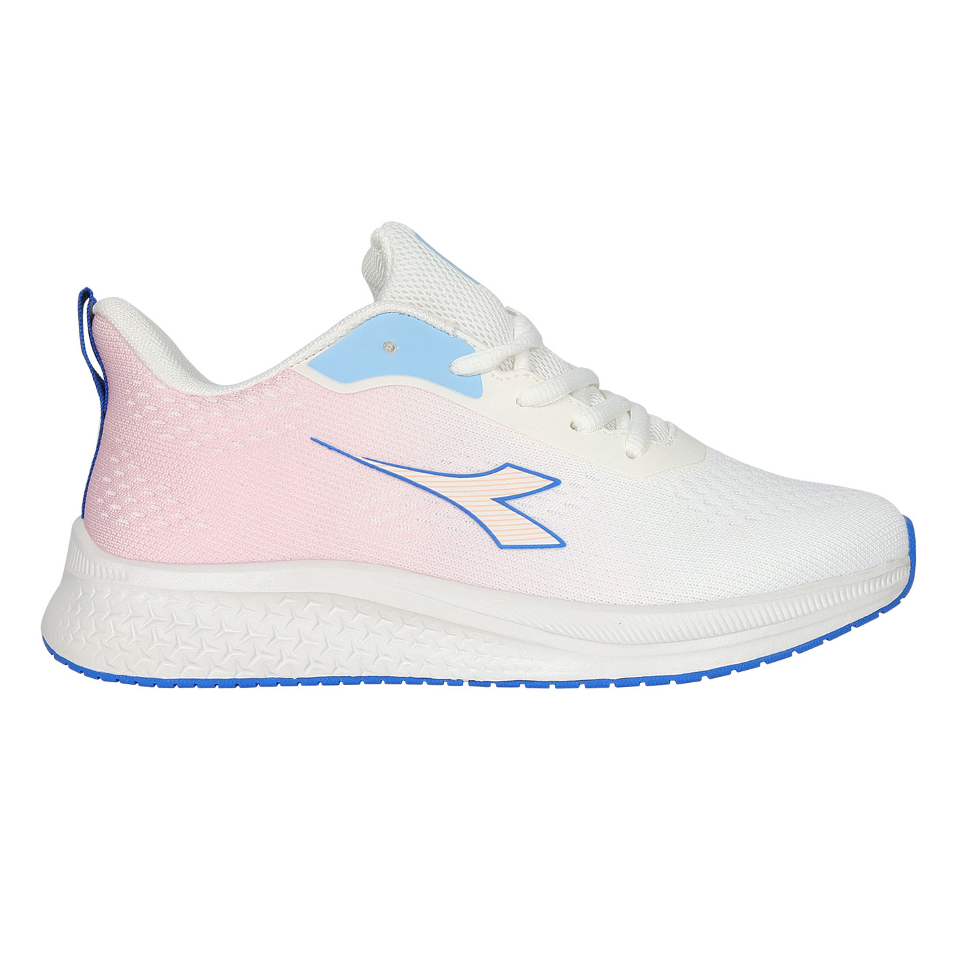 DIADORA 女專業慢跑輕量鞋  DA31752 - 白粉藍