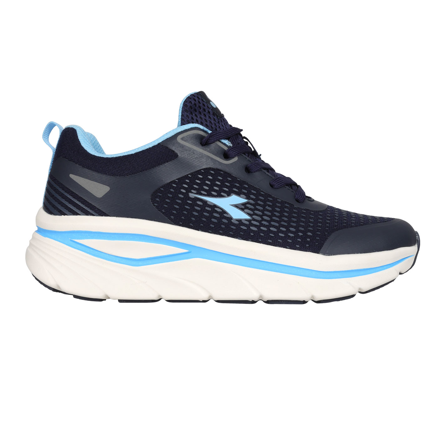 DIADORA 女款流星避震慢跑鞋  DA31791 - 深藍水藍