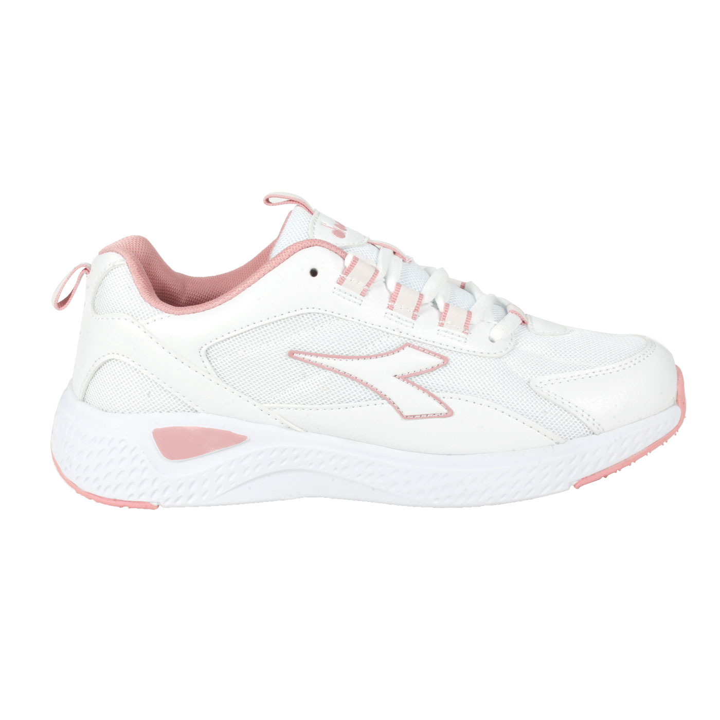 DIADORA 女款專業輕量慢跑鞋 DA33621 - 白粉紅
