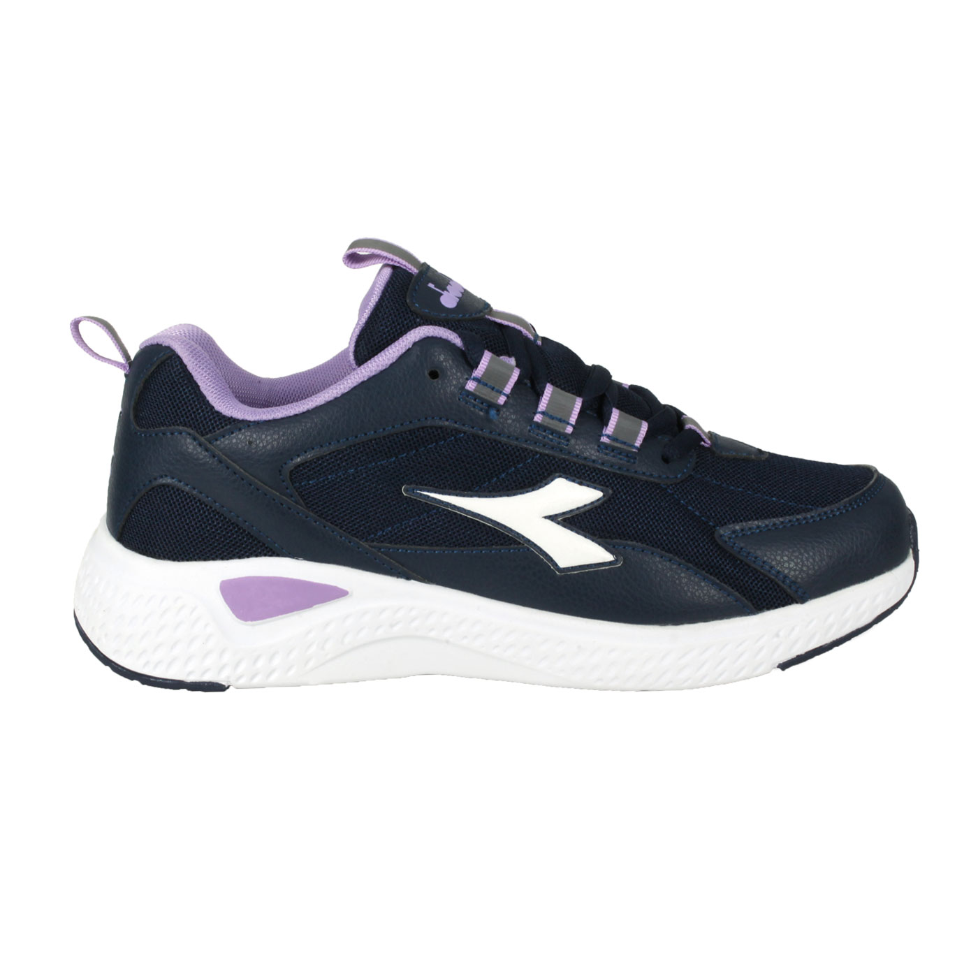 DIADORA 女款專業輕量慢跑鞋 DA33622 - 丈青白紫