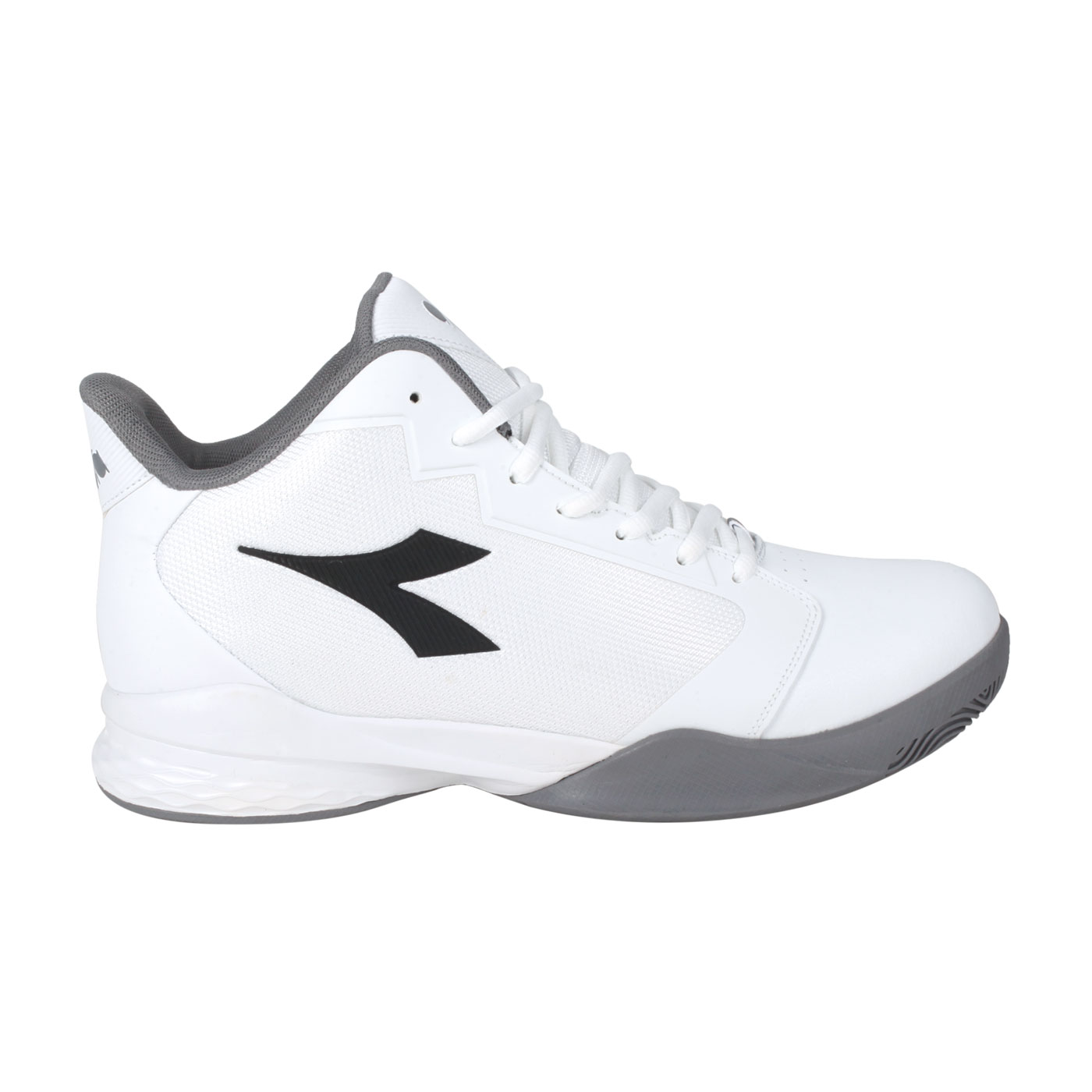 DIADORA 男專業籃球鞋-2E DA71283 - 白灰