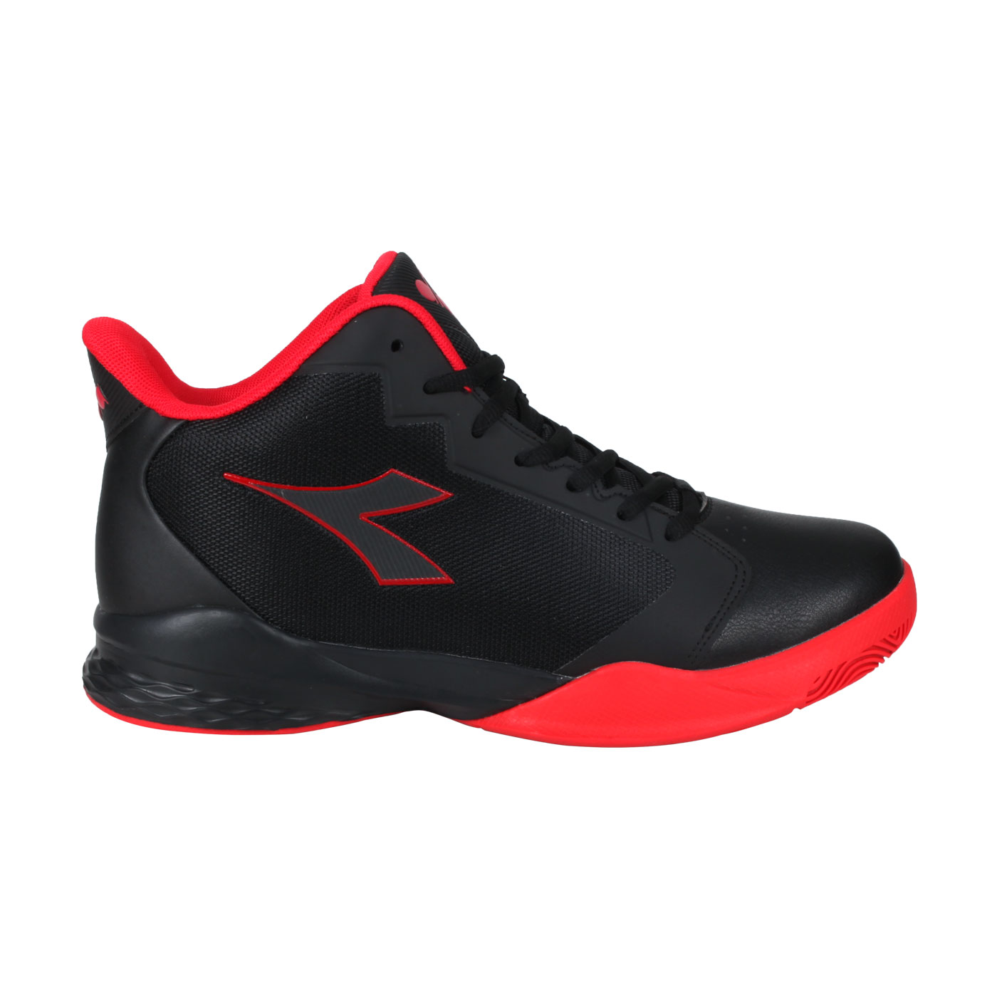 DIADORA 男專業籃球鞋-2E DA71285 - 黑紅