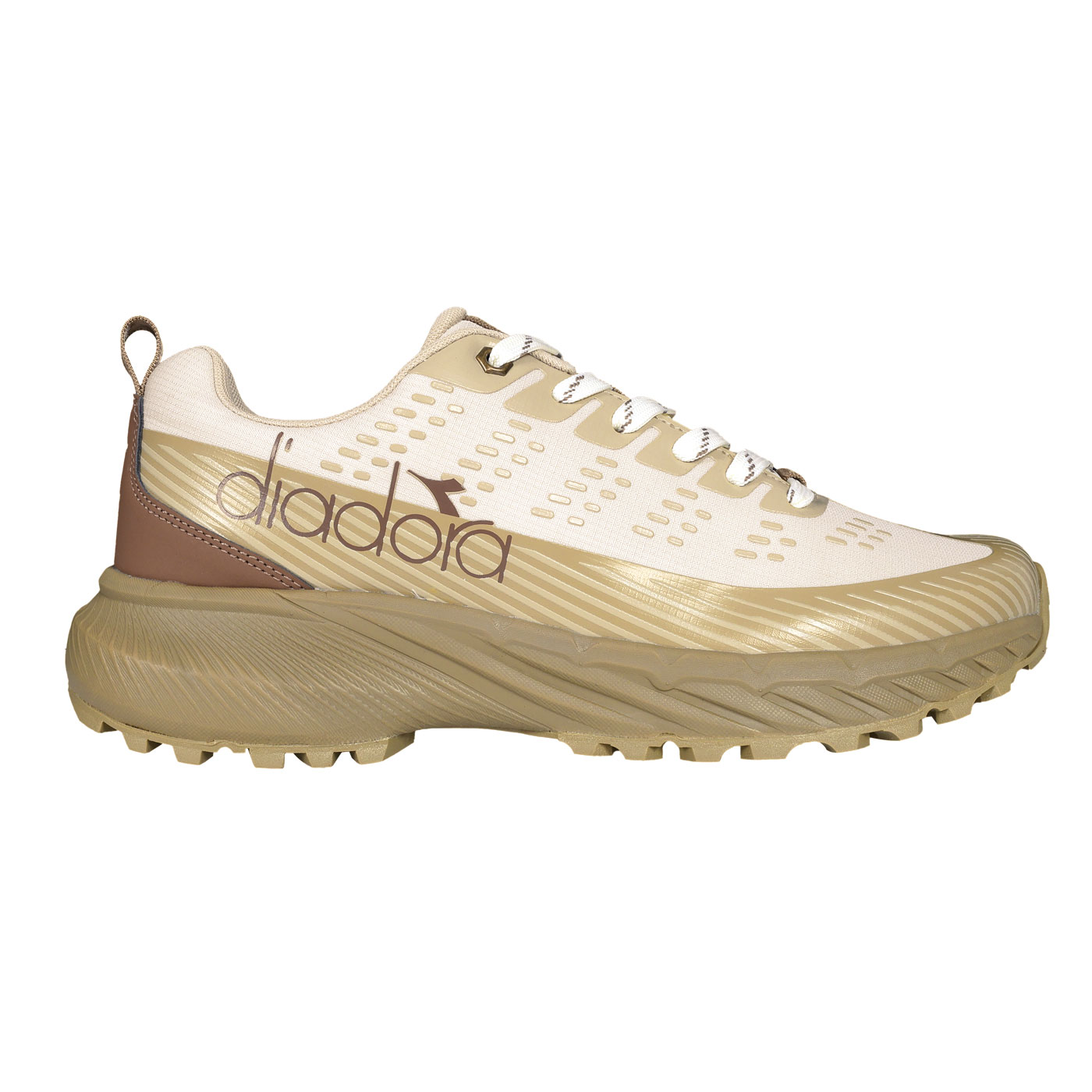DIADORA 男款極速巔峰防潑水越野慢跑鞋  DA71921 - 奶茶棕咖啡