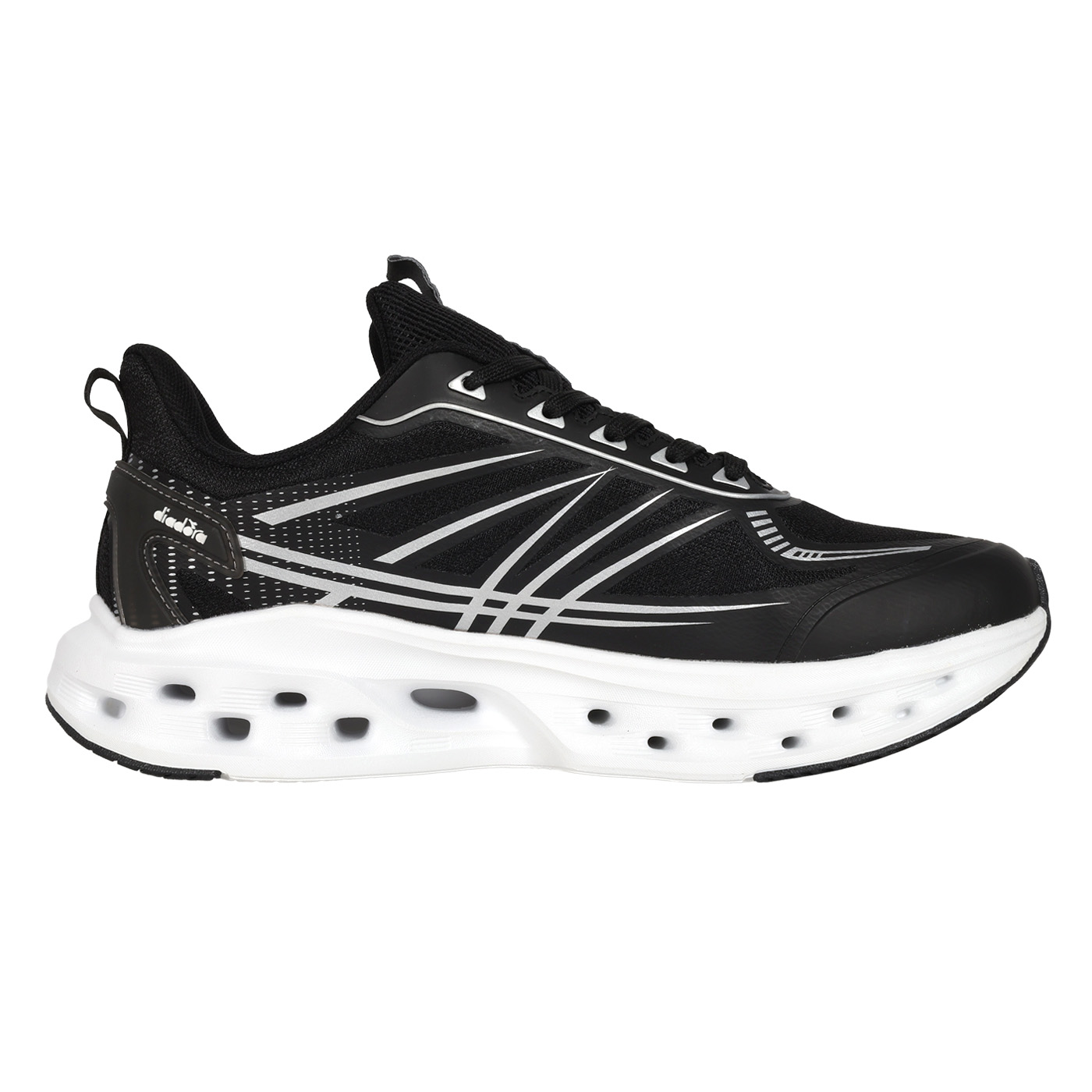 DIADORA 男款超動步元時尚慢跑鞋-E  DA73779 - 黑銀