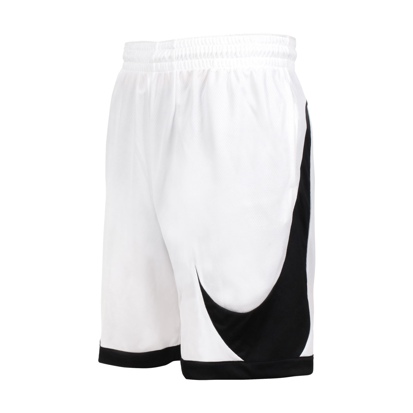 NIKE 男款籃球短褲 DH6764-100 - 白黑