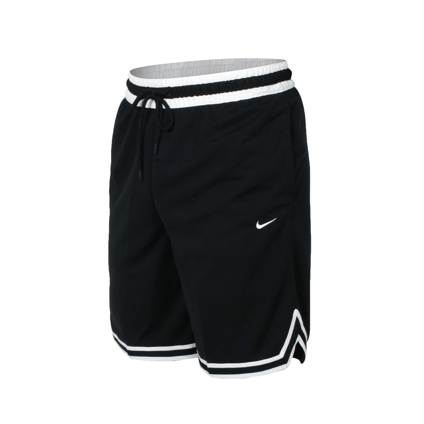 NIKE 男款籃球短褲 DH7161-010 - 黑白