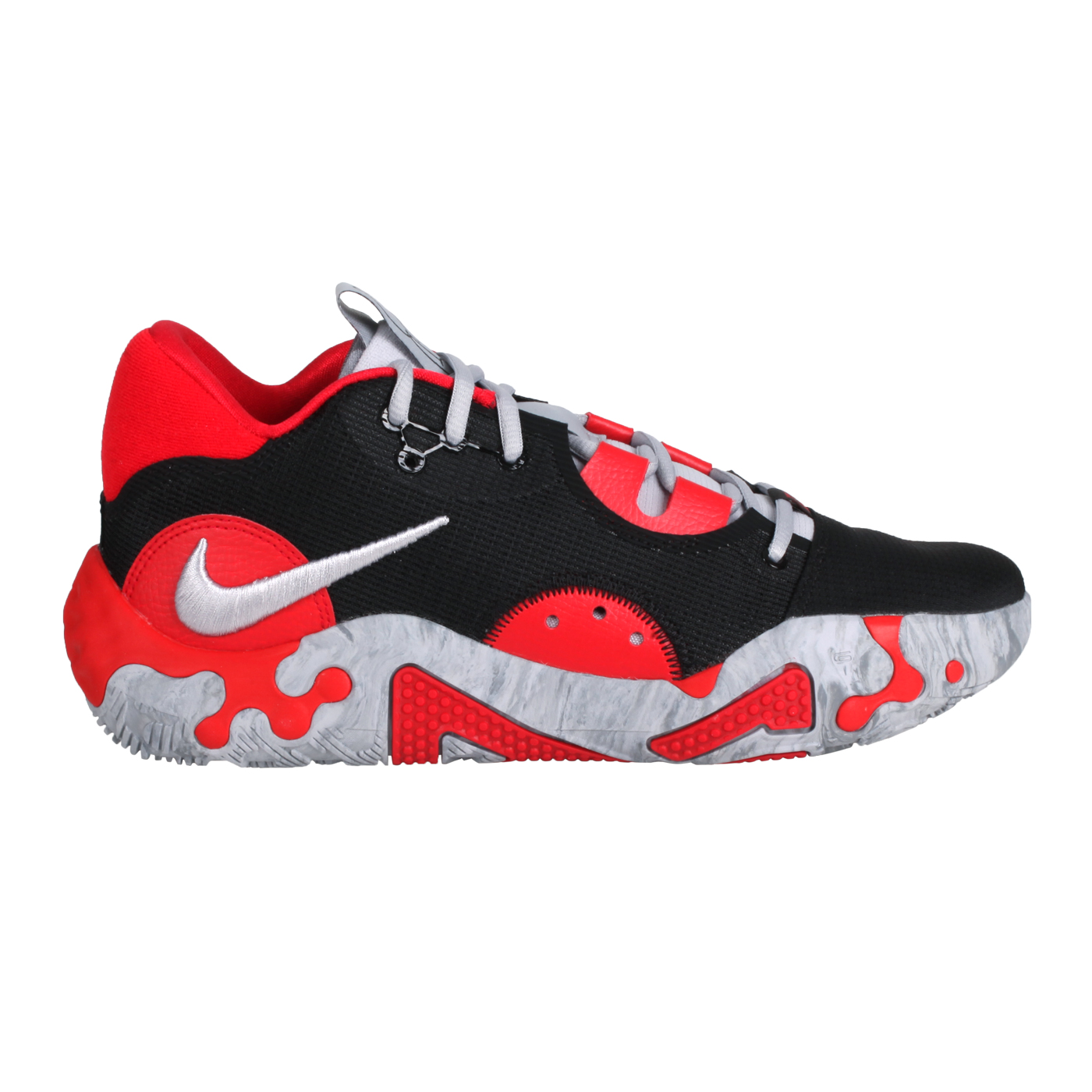 NIKE 男款籃球鞋  @PG 6 EP@DH8447-003 - 黑紅灰
