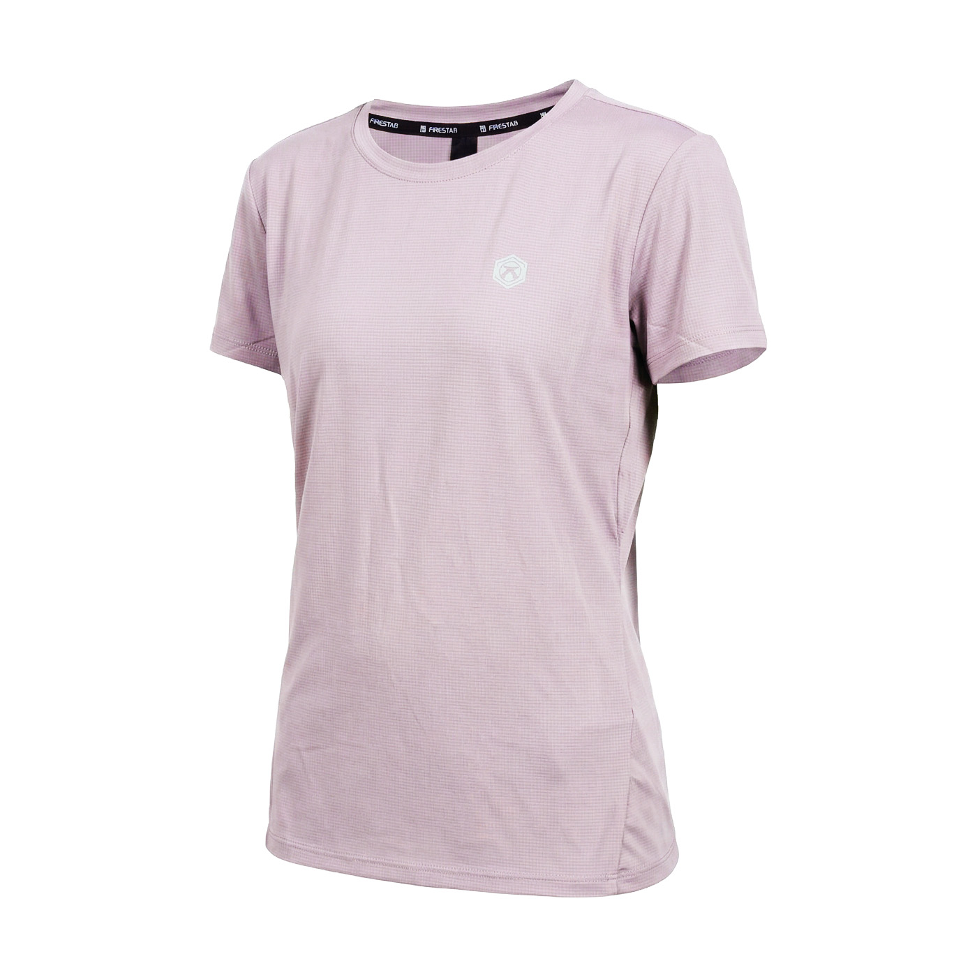 FIRESTAR 女款彈性圓領短袖T恤  DL663-73 - 藕紫銀