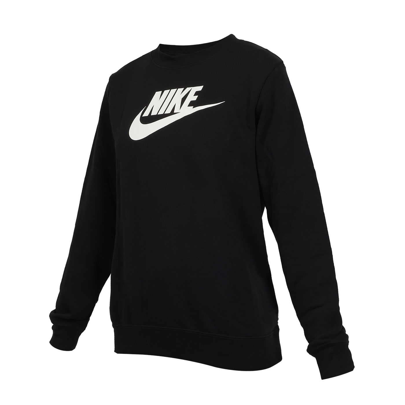 NIKE 女款長袖圓領T恤  DQ5833-010 - 黑白