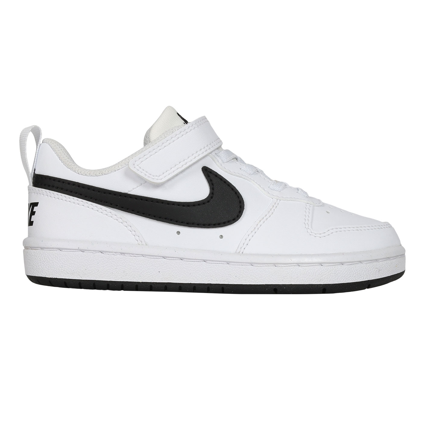NIKE 中童休閒運動鞋  @COURT BOROUGH LOW RECRAFT PS@ DV5457-104 - 白黑