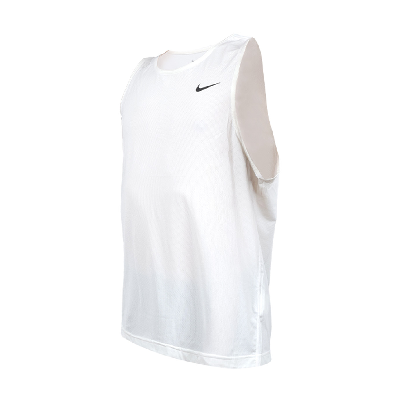 NIKE 男款運動背心  DV9814-100 - 白黑