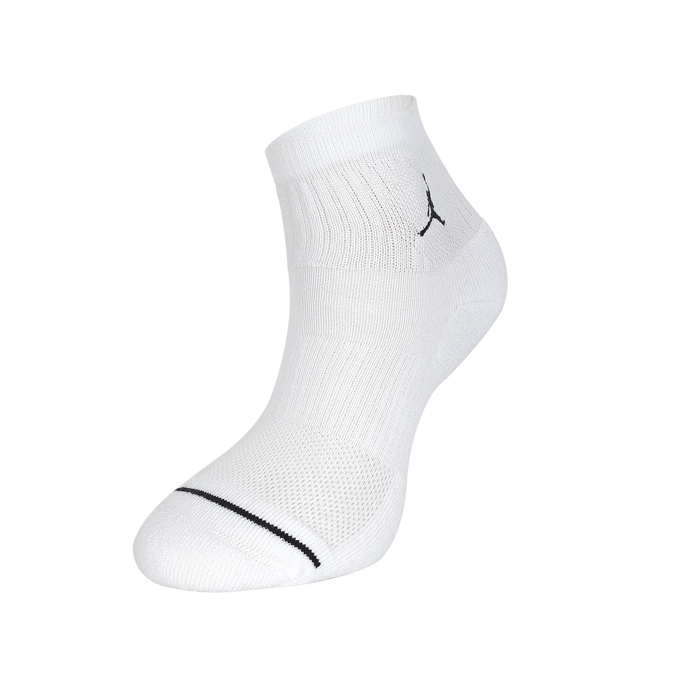 NIKE JORDAN 運動短襪(三雙入)  DX9655-100 - 白黑
