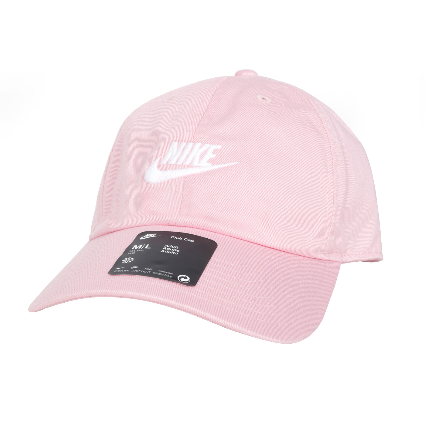 NIKE 運動帽  FB5368-690 - 粉紅白