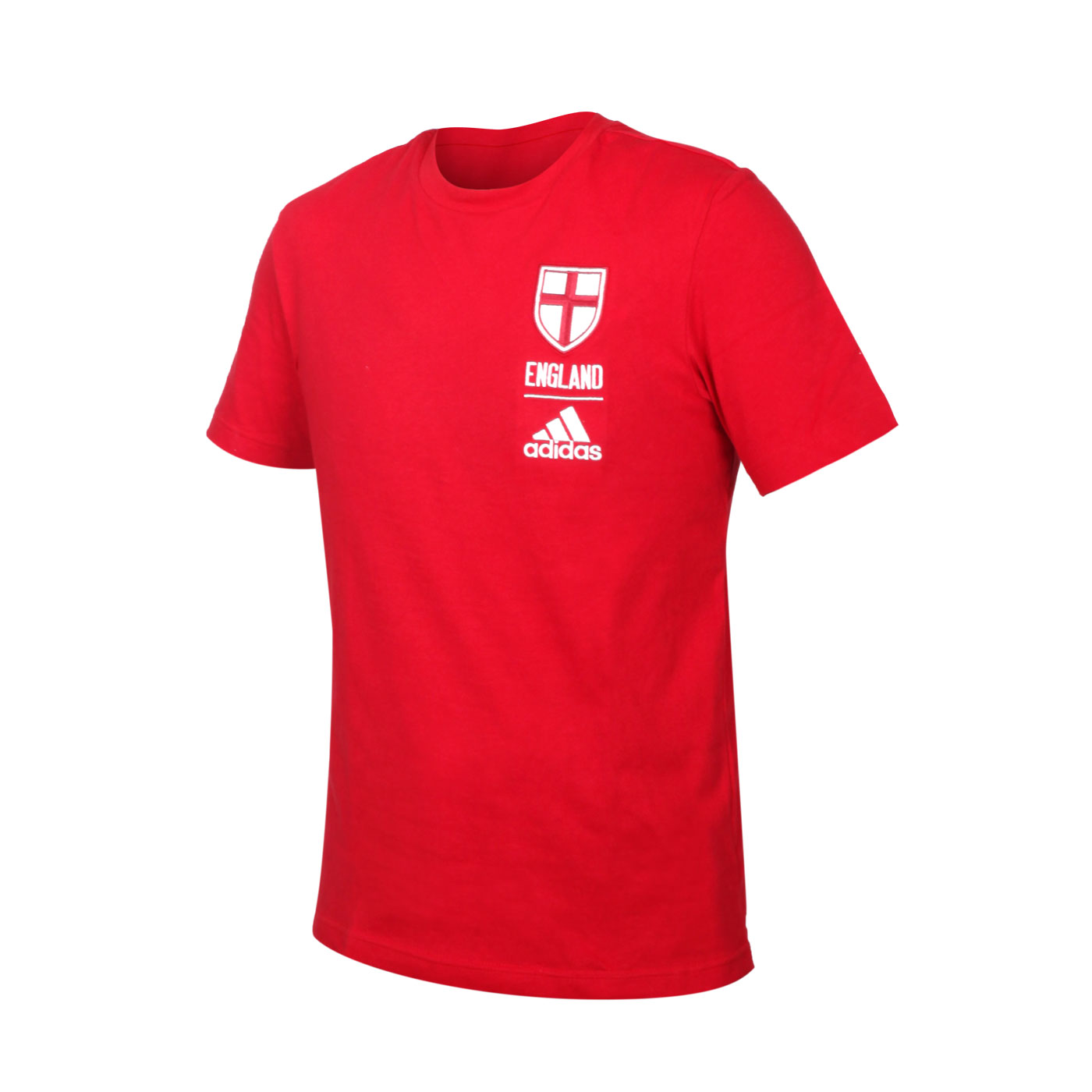 ADIDAS 男款足球短袖T恤 FK3570 - 紅白