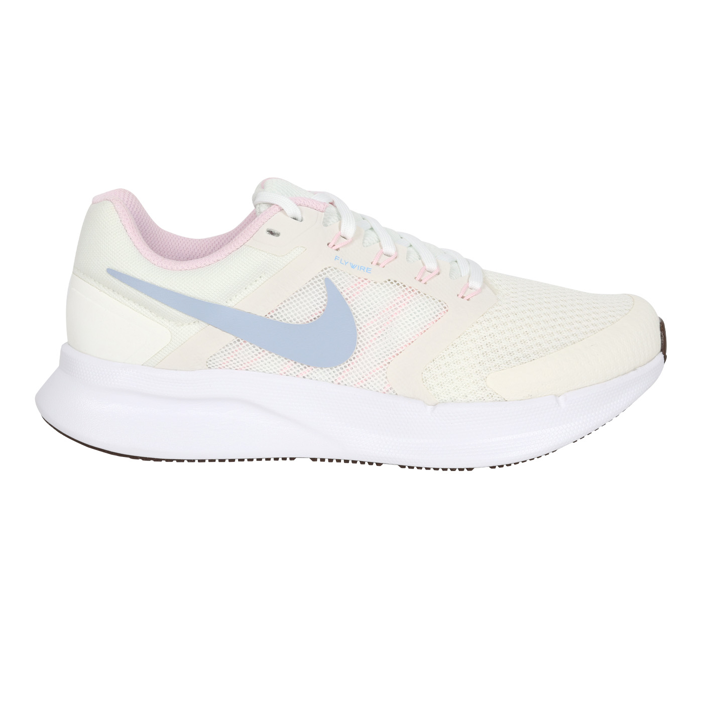 NIKE 女款緩震慢跑鞋  @W RUN SWIFT 3@ FN3448-141 - 米白淺灰粉