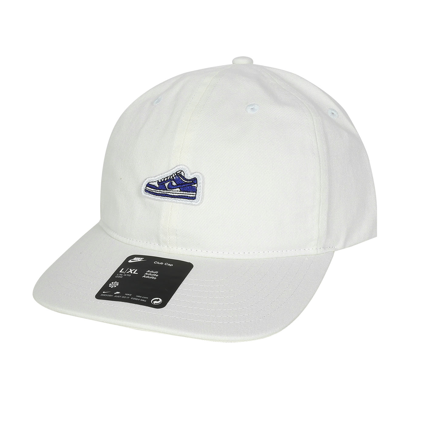 NIKE 運動帽  FN4404-100 - 白藍