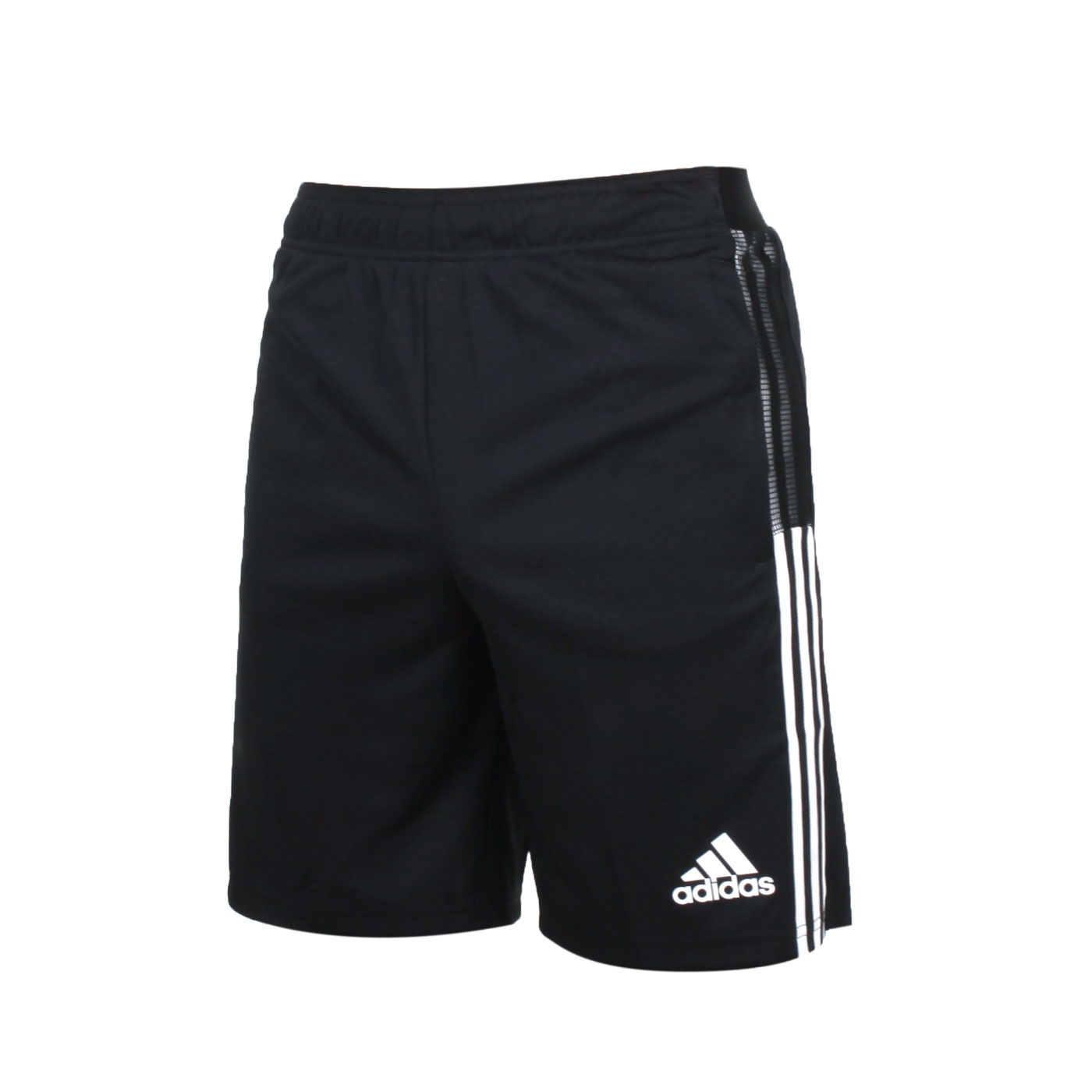 ADIDAS 男大童足球短褲(亞規慢跑路跑訓練吸濕排汗針織五分褲愛迪達GN2161 04351921