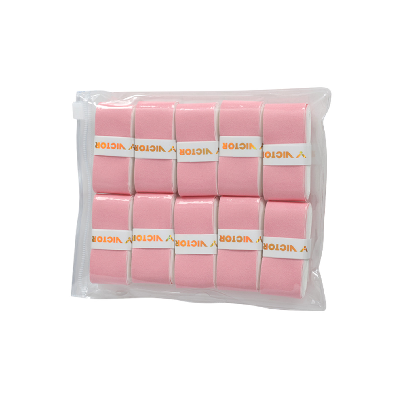 VICTOR 外握把布(10條入)  GR2-10AI - 白淺粉