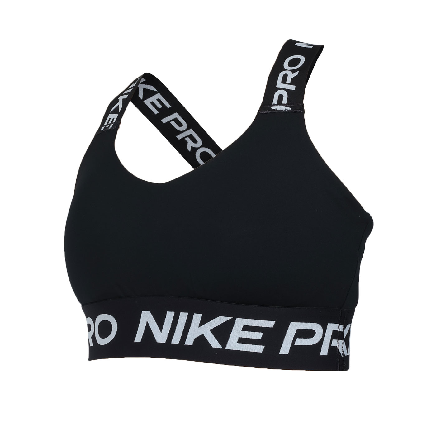 NIKE 女款輕度支撐運動內衣  HF5373-010 - 黑白