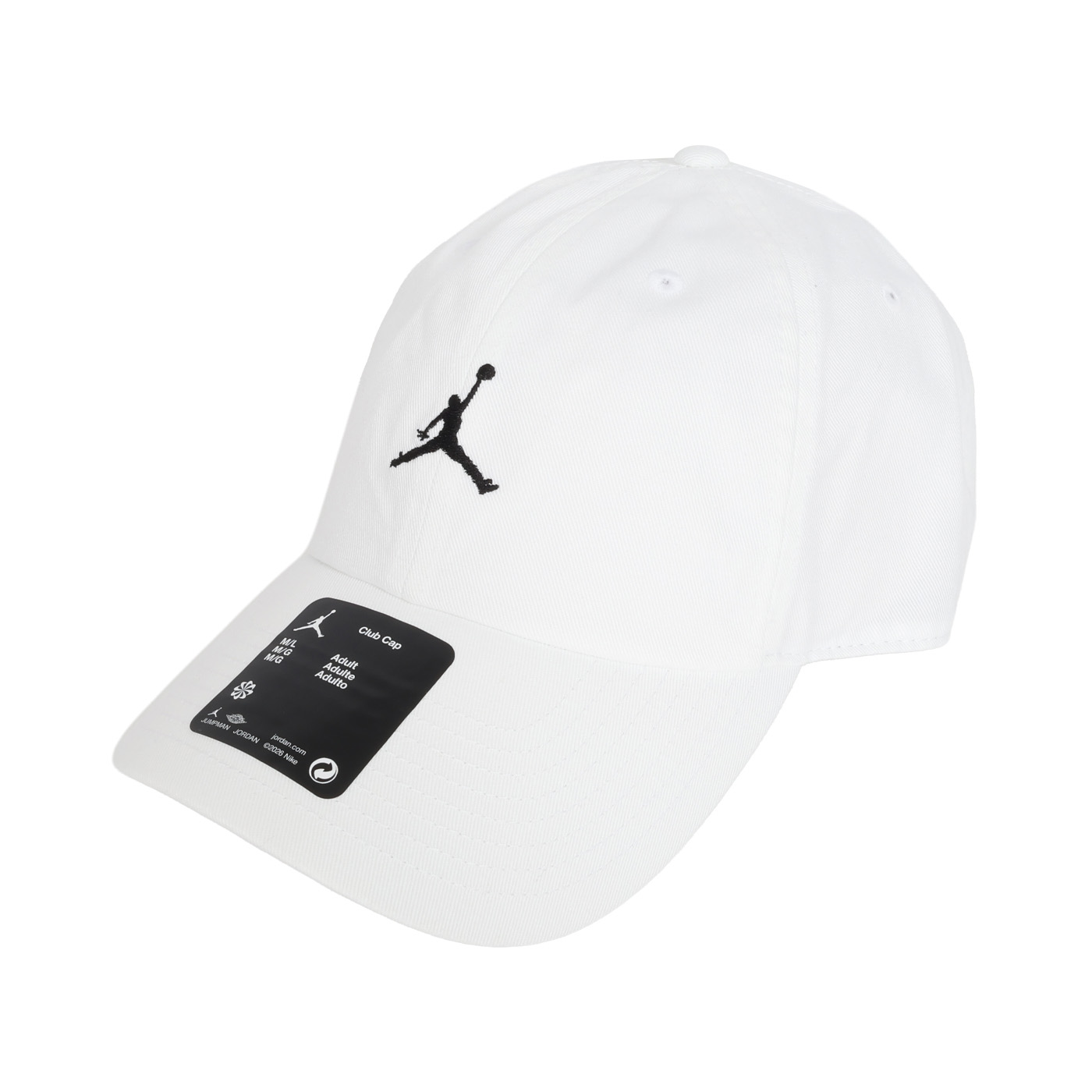 NIKE JORDAN運動帽  HQ1963-100 - 白黑