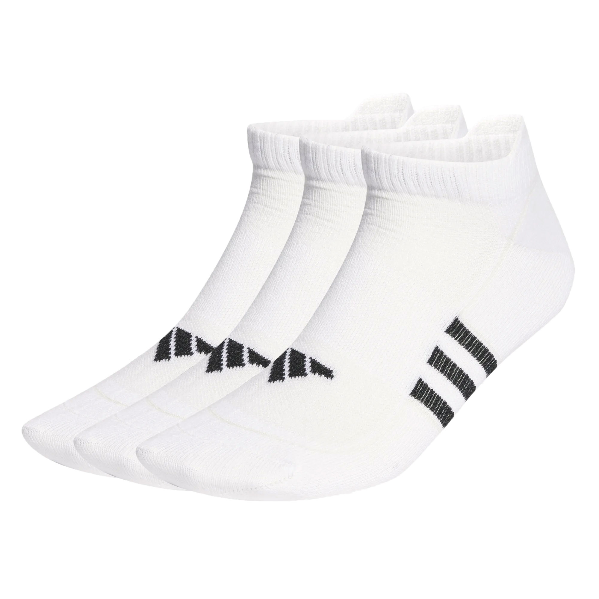 ADIDAS 運動短襪(三雙入)  HT3440 - 白黑