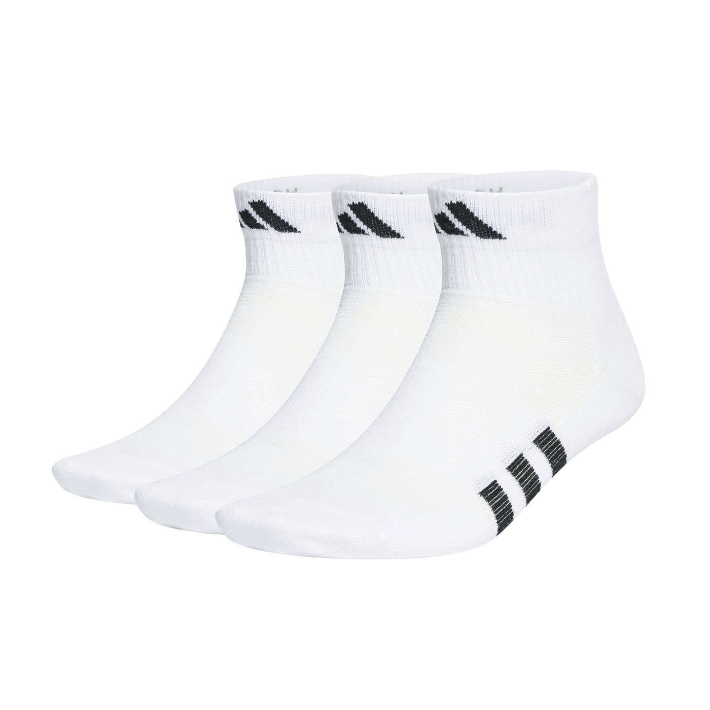 ADIDAS 運動短襪(三雙入)  HT3445 - 白黑