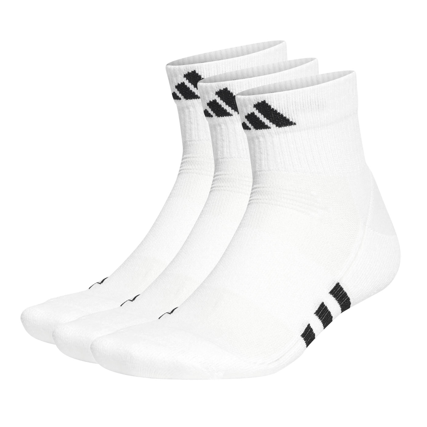 ADIDAS 運動短襪(三雙入) HT3450 - 白黑
