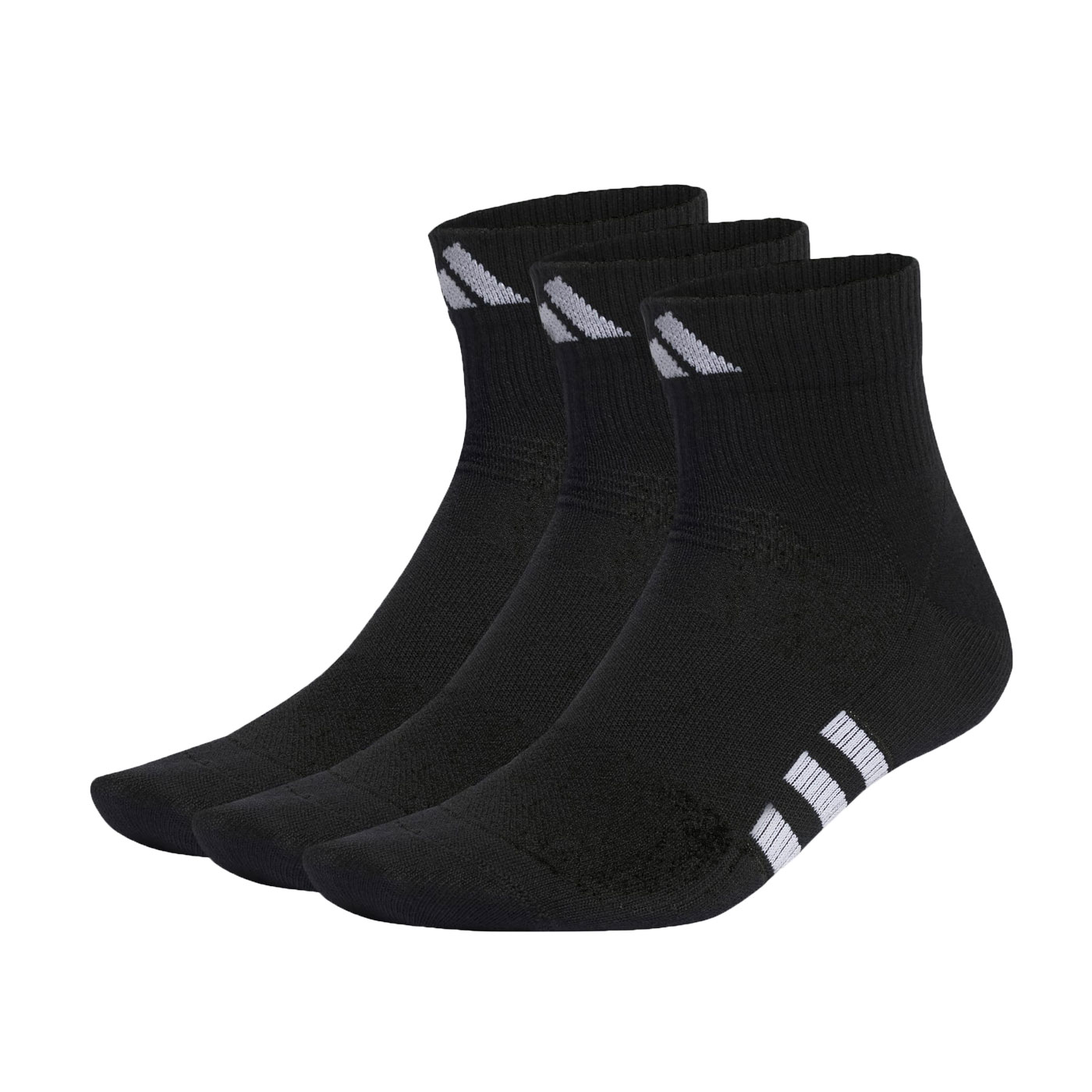 ADIDAS 運動短襪(三雙入)  IC9530 - 黑白