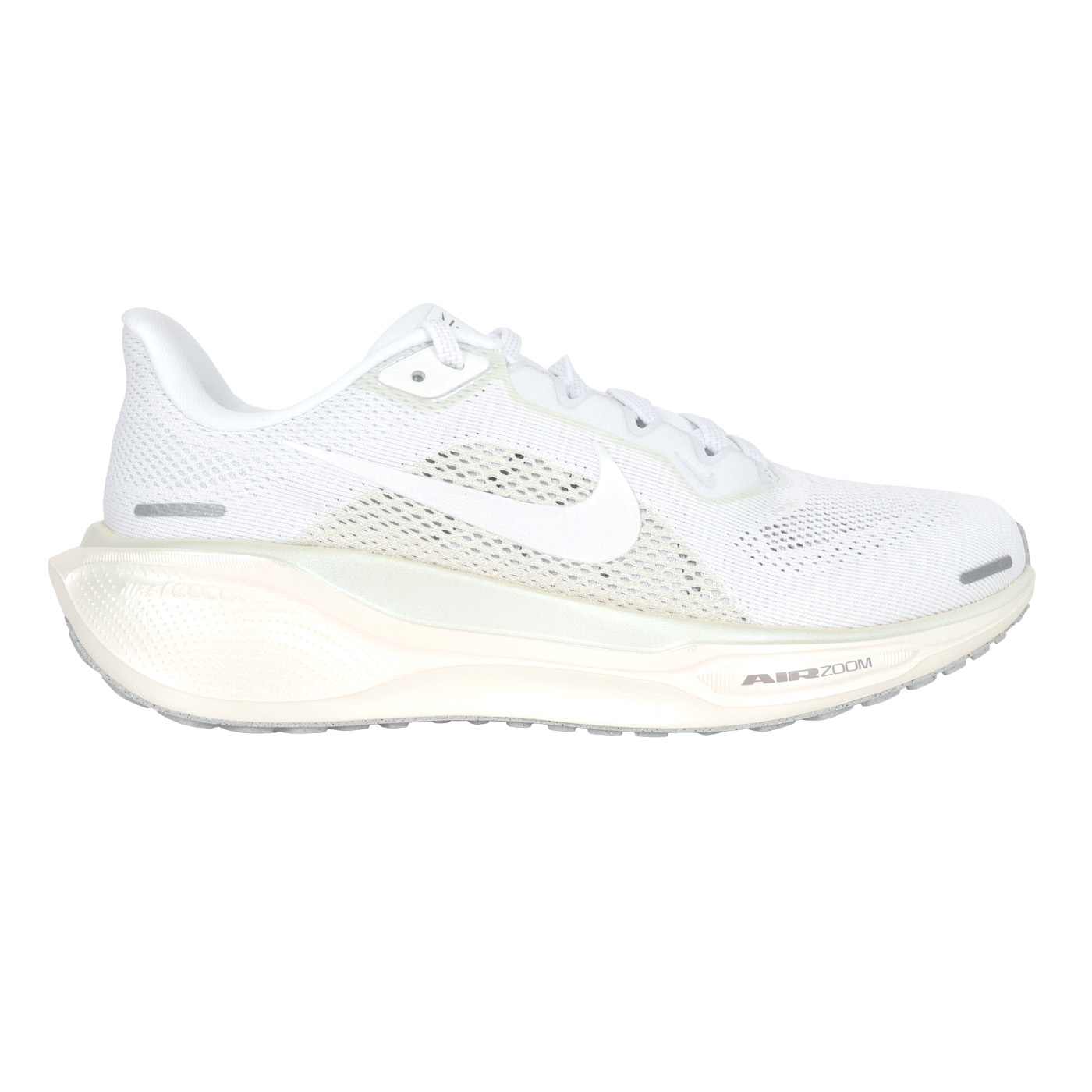 NIKE 女款緩震慢跑鞋  @W AIR ZOOM PEGASUS 41 ESS@ IO9914-100 - 淺米灰白