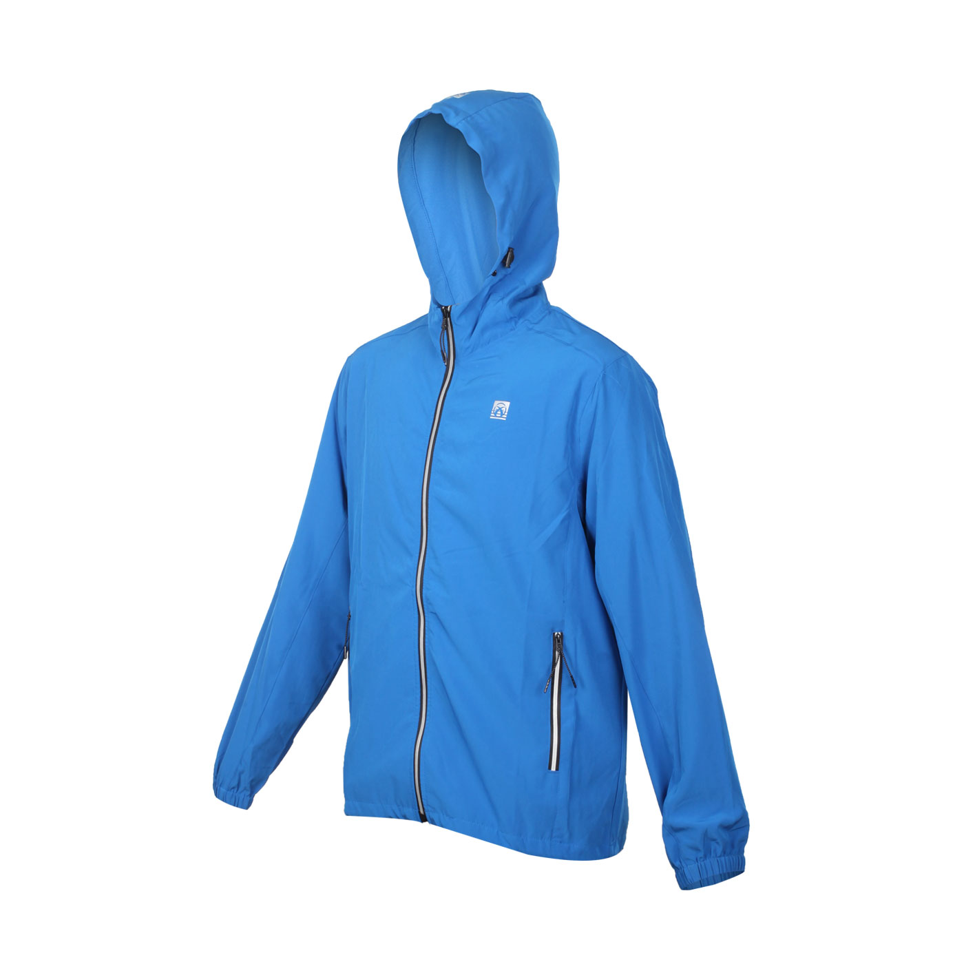 FIRESTAR 男款輕量彈性連帽外套 J0571-10 - 寶藍銀黑