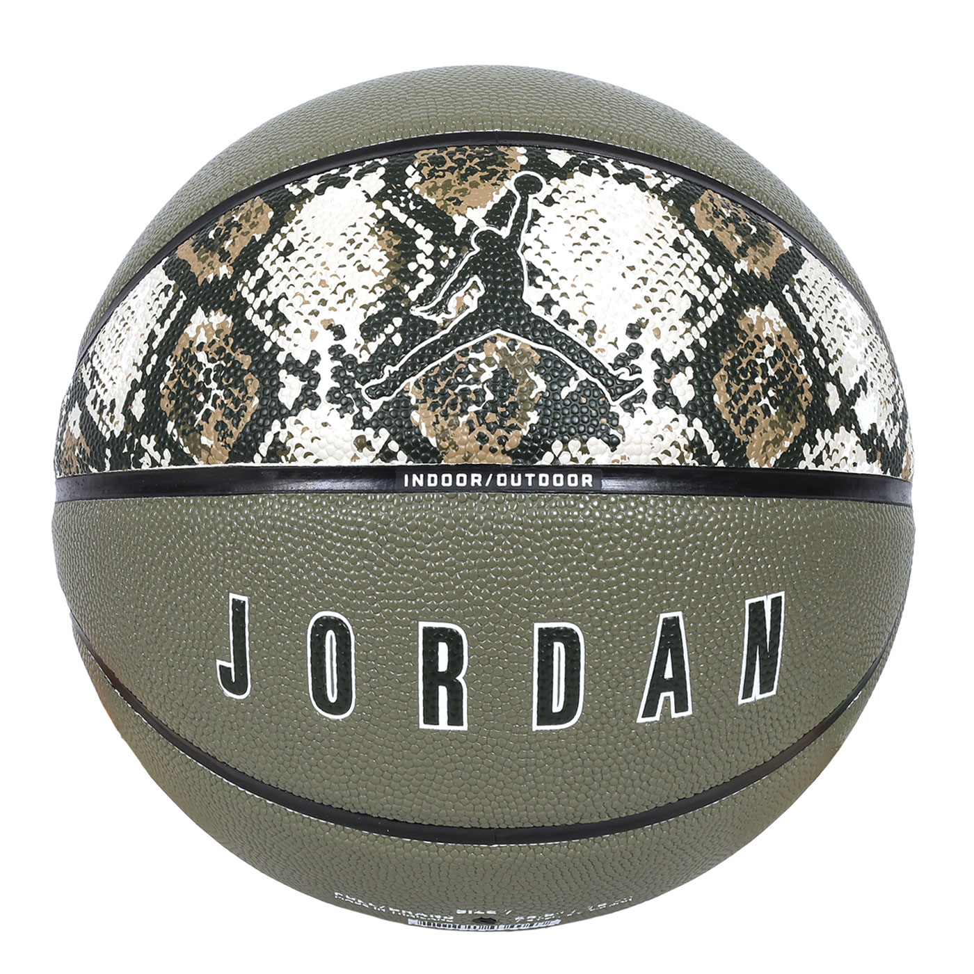 NIKE JORDAN ULTIMATE 2.0 8P GRAPHIC 7號籃球  J100825721907 - 軍綠白蛇紋