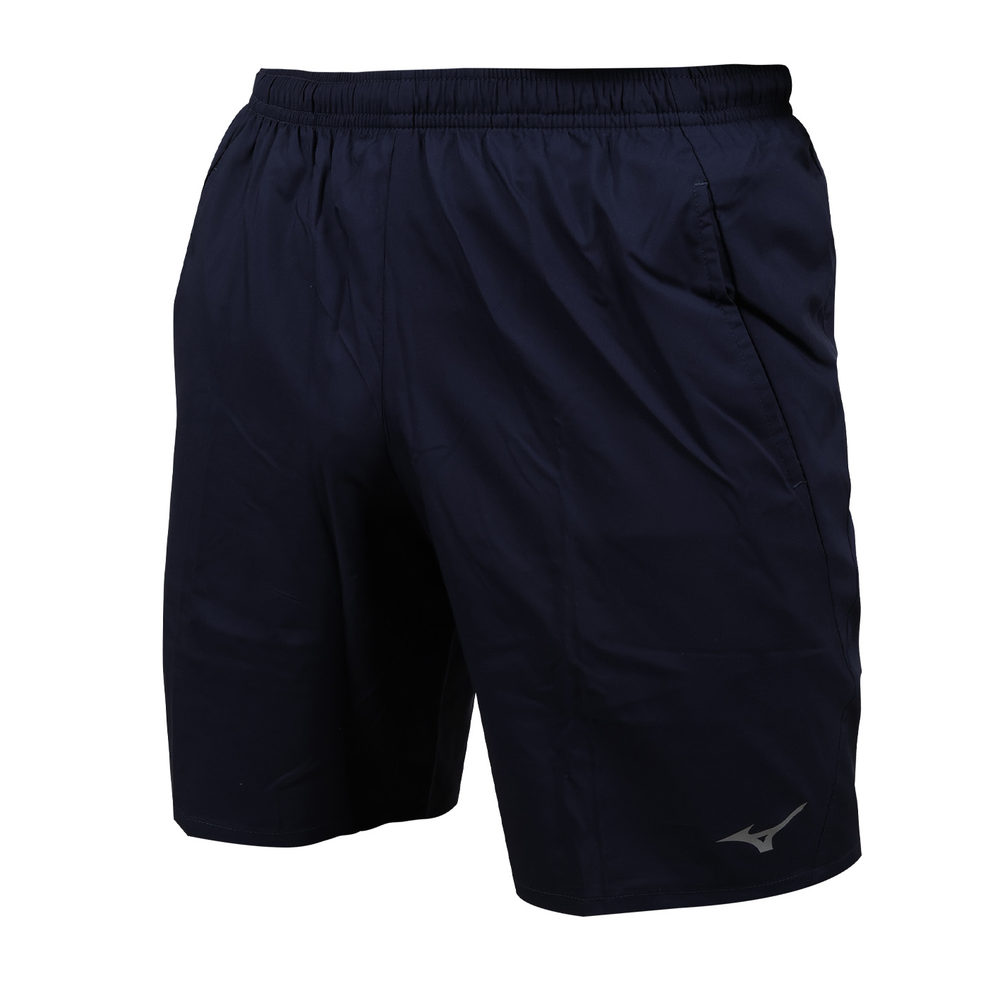 MIZUNO 男款路跑短褲  J2MBC00314 - 丈青銀