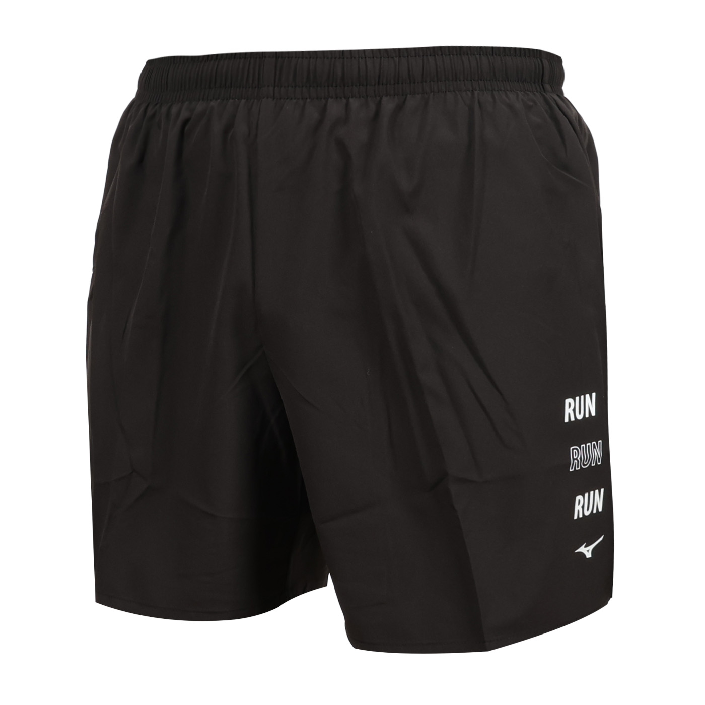 MIZUNO 男款路跑短褲  J2TBD05309 - 黑白