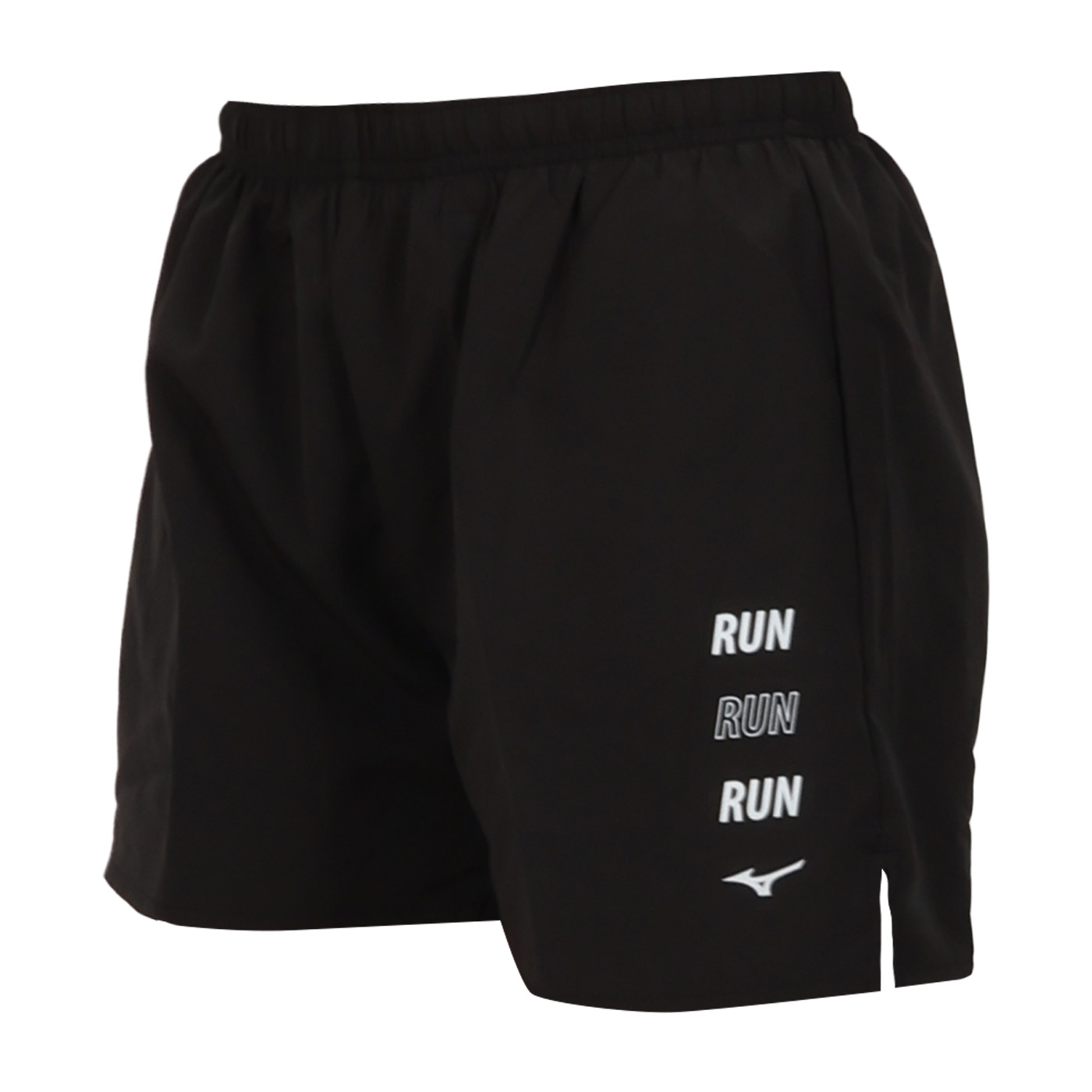 MIZUNO 女路跑短褲  J2TBD26309 - 黑白
