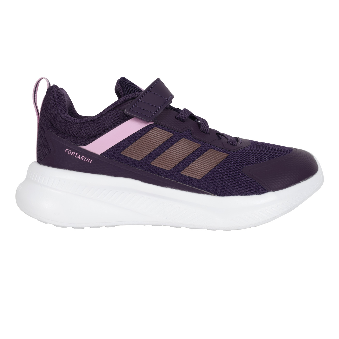 ADIDAS 中童休閒運動鞋  @FortaRun 4.0 EL C@ JQ5198 - 深紫粉