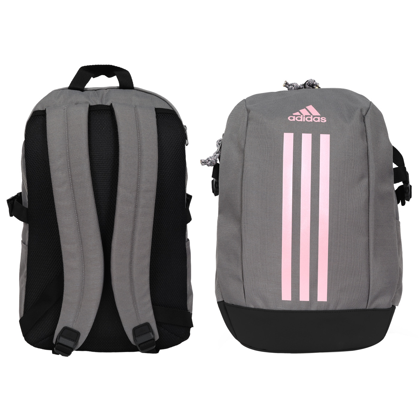 ADIDAS 大後背包  JX8743 - 鐵灰亮粉