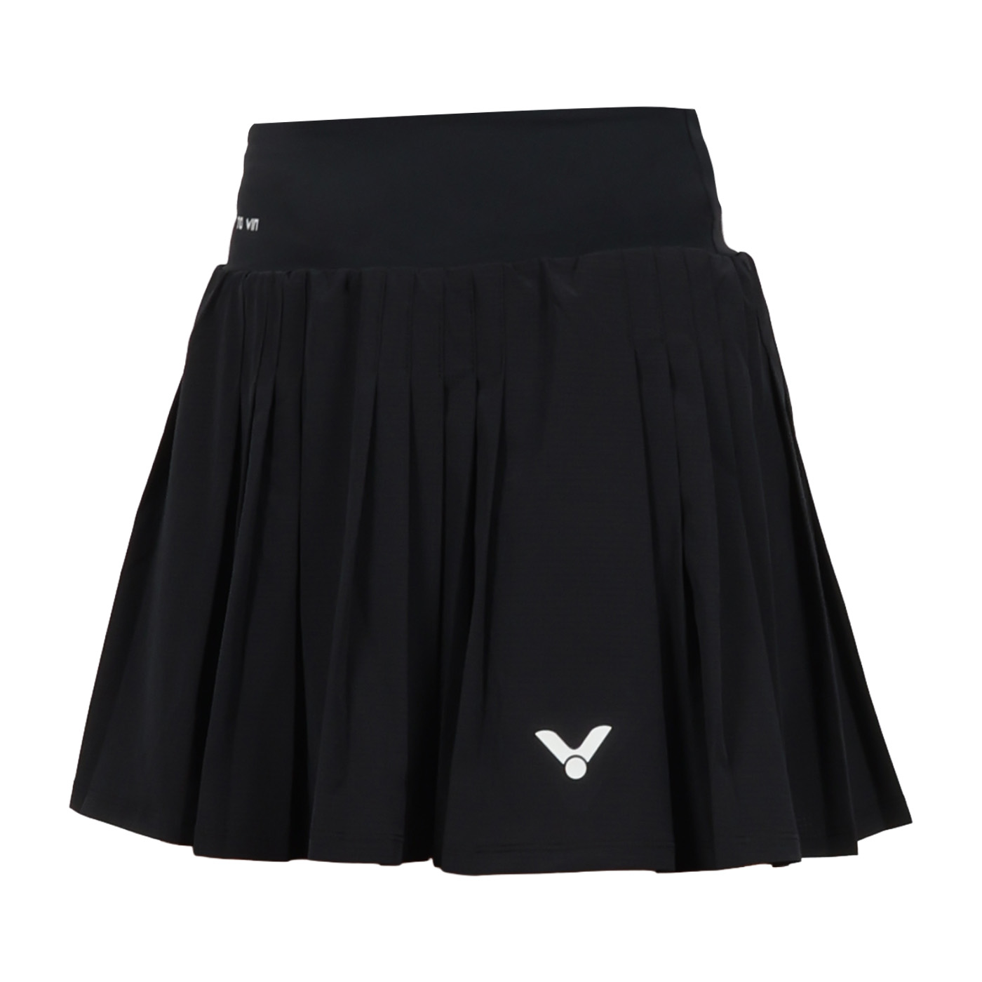 VICTOR 女款針織運動短裙  K-61301C - 黑白