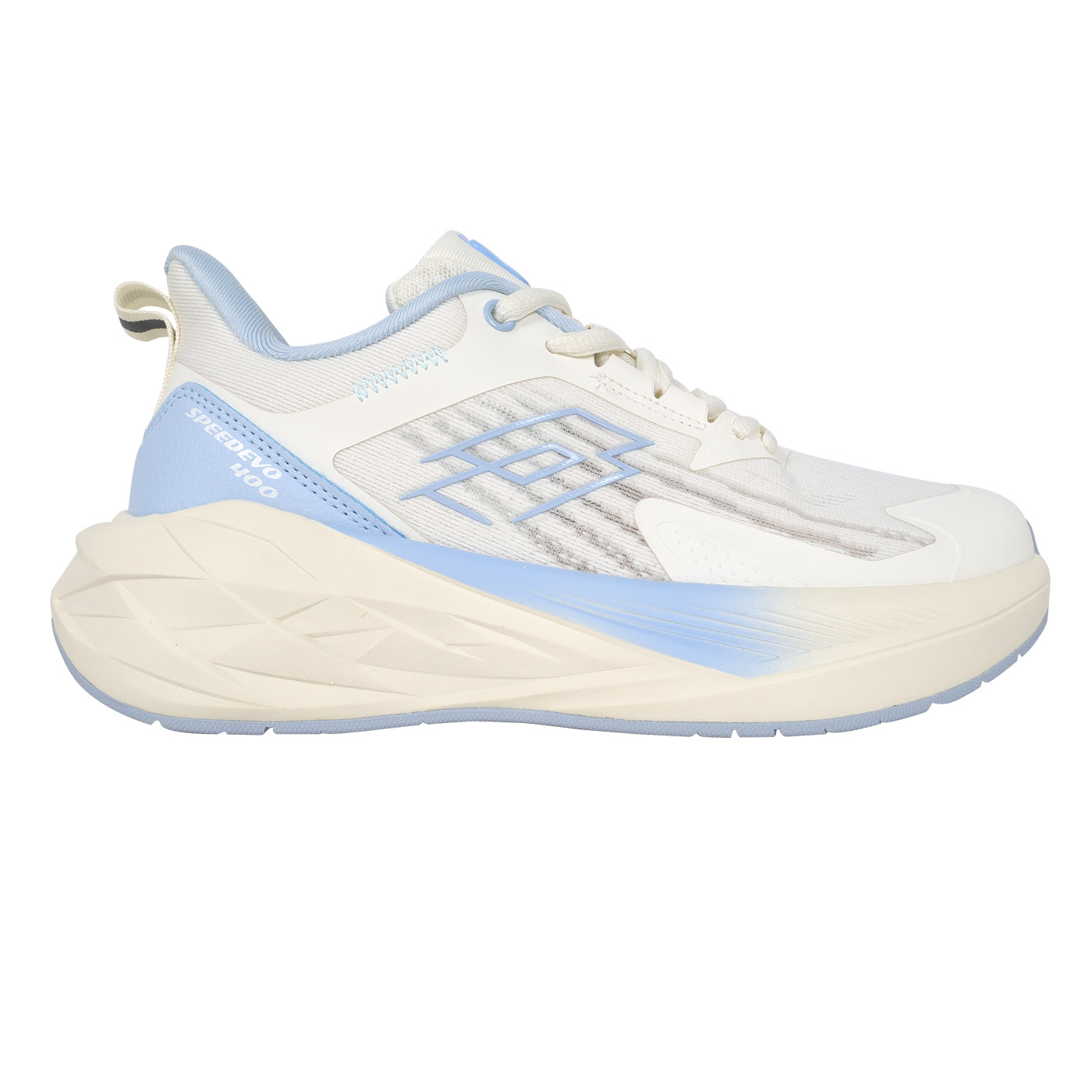 LOTTO 女款透氣輕量慢跑鞋  LT5AWR9806 - 白靛藍