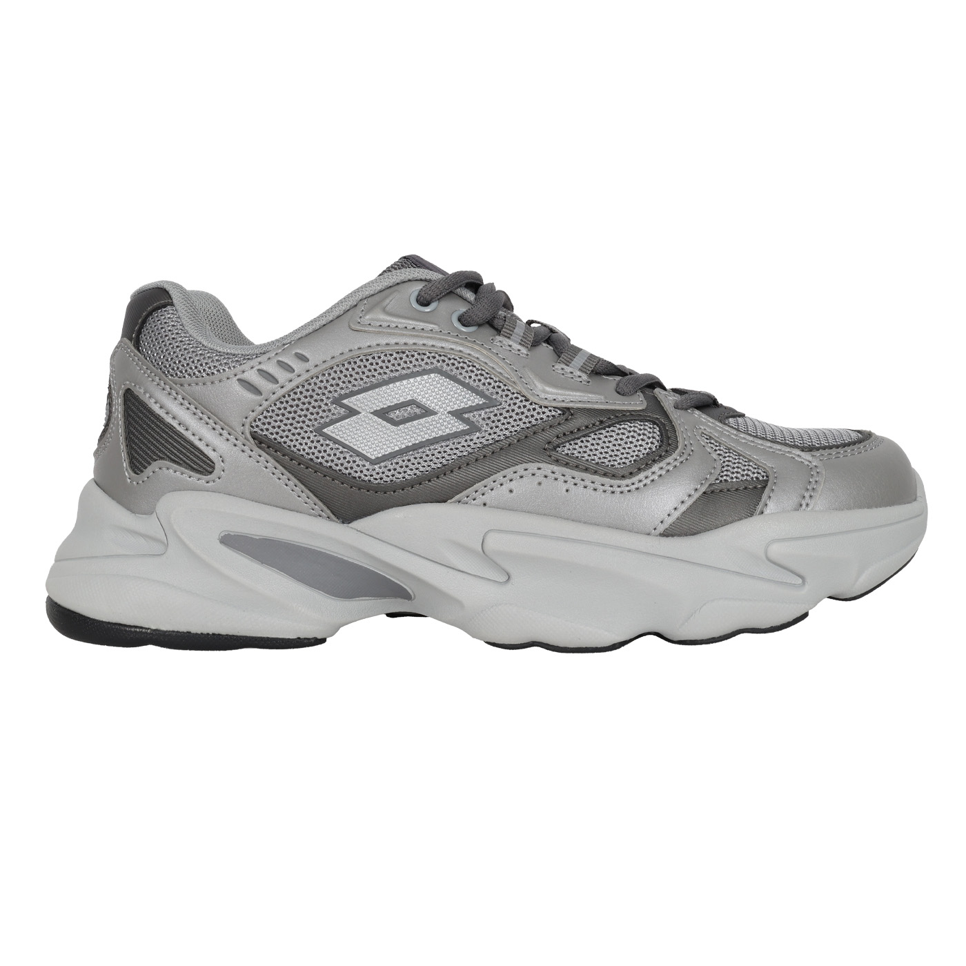 LOTTO 男款舒活運動鞋  LT6AMR5318 - 鐵灰銀