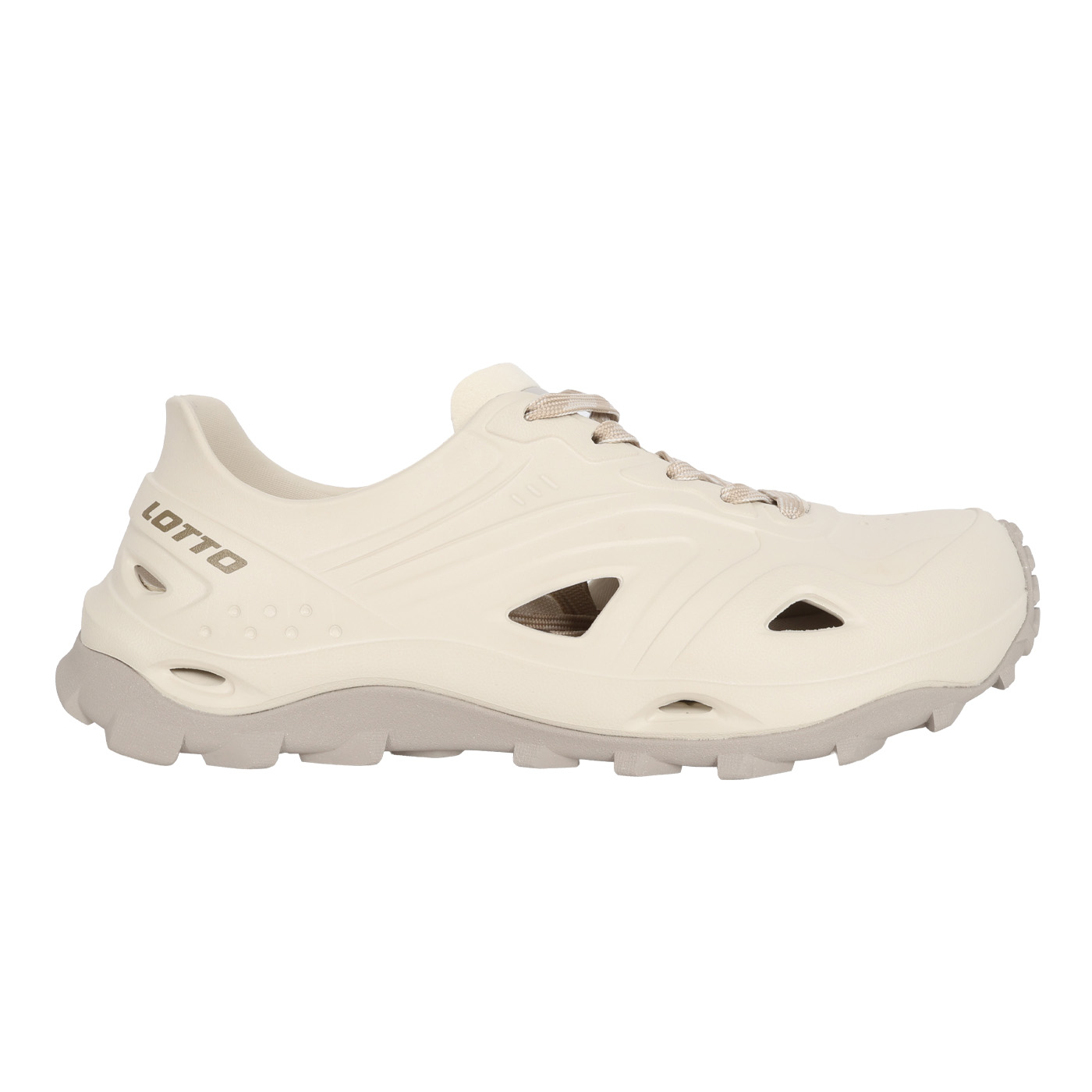 LOTTO 男款TREAKS戶外洞洞鞋  LT6AMS5851 - 奶茶