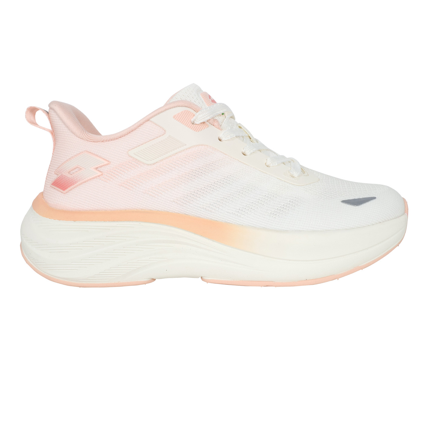 LOTTO 女款輕量避震跑鞋  LT6AWR5181 - 白粉橘