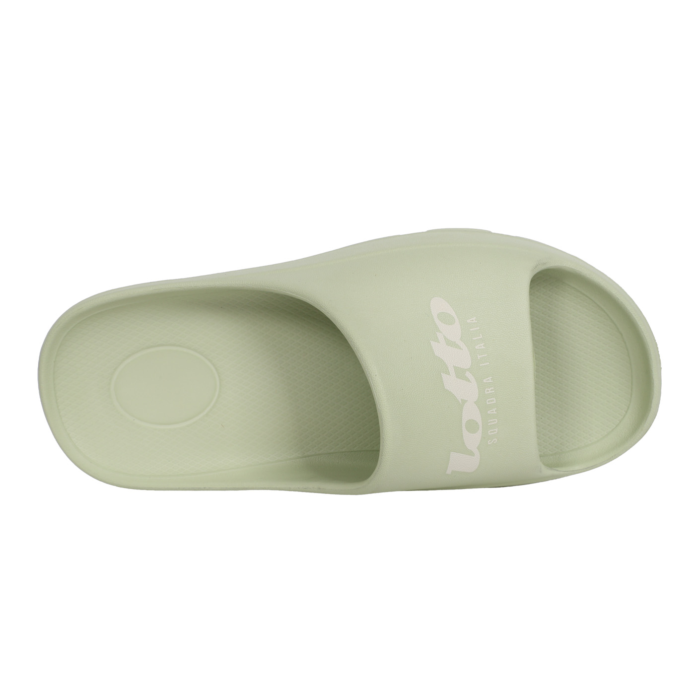 LOTTO 女款BOUNCY厚底紓壓拖鞋  LT6AWS6415 - 開心果綠白