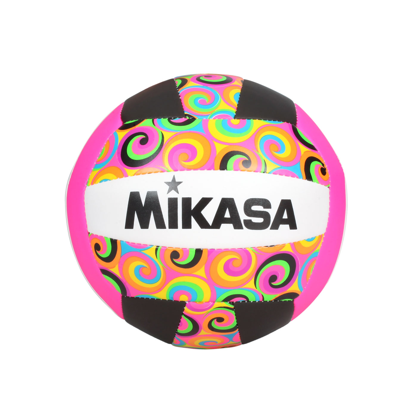 MIKASA 沙灘排球 MKGGVB-SWRL - 螢粉白黑彩