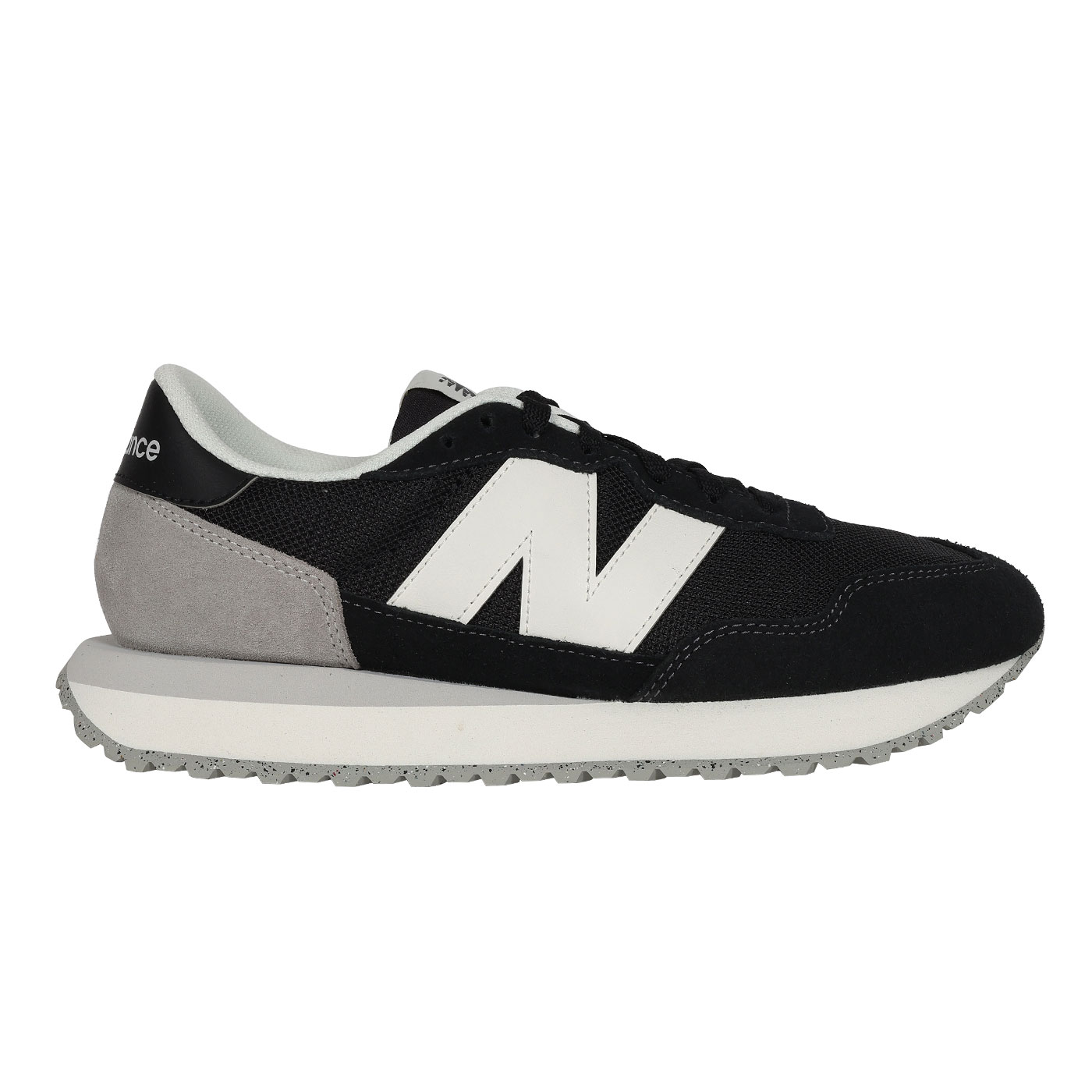 NEW BALANCE 男款復古運動鞋  MS237LBK - 黑白灰