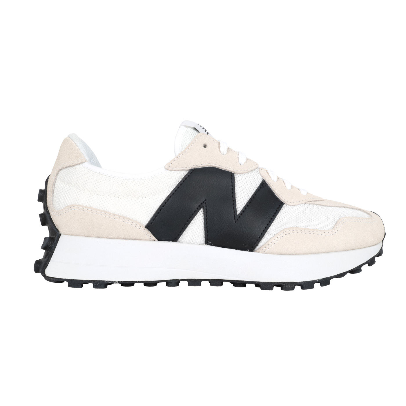 NEW BALANCE 男款復古休閒運動鞋  MS327CWB - 白淺灰黑